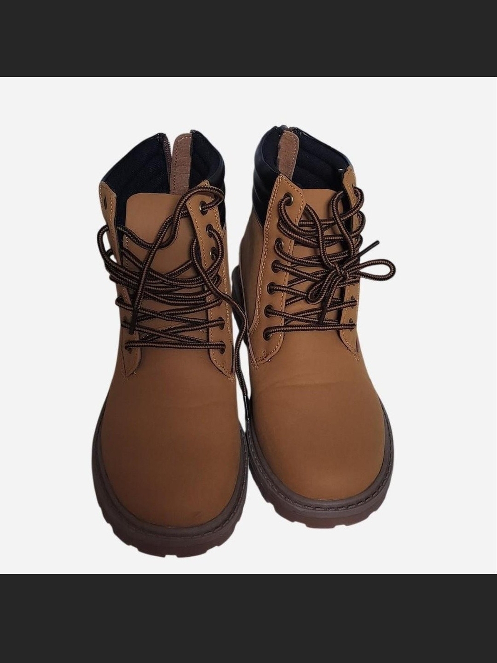& Other Stories Brown Lace-Up Short Boots